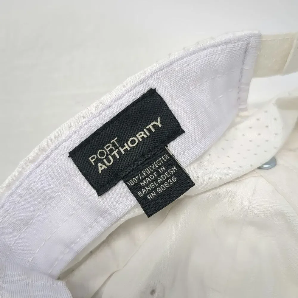 Port Authority Vikings White Baseball Cap One Size Strapback Polyester Mesh Hat